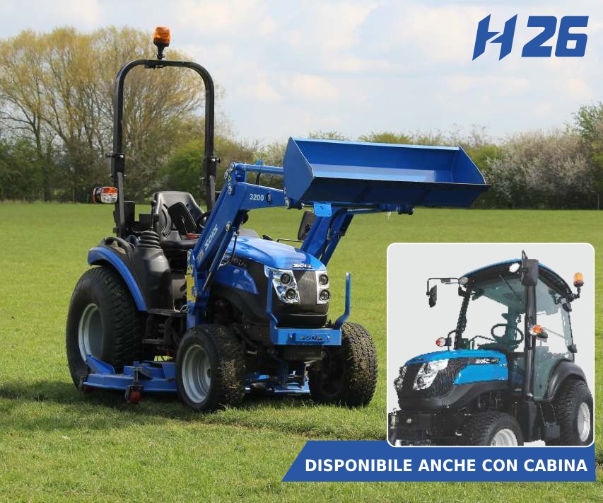 Solis: trattore agricolo compatto mod. S26 H